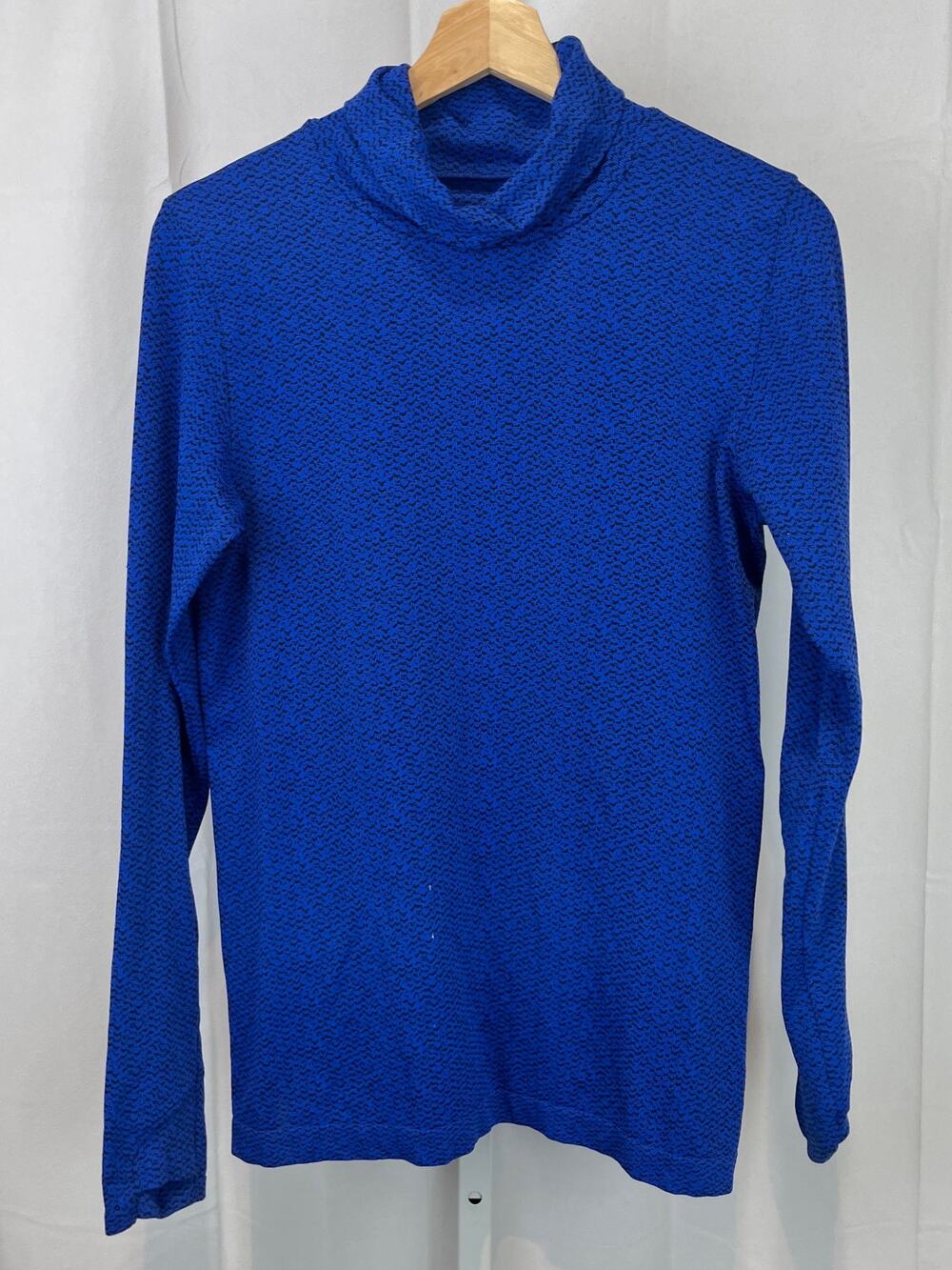 ATHLETA Flurry Peak Turtleneck Top 486317 Pullover Long Sleeve Blue Size M